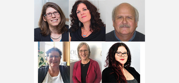Peggy Schmeiser, Jennifer Poudrier, Dean Chapman, Anne Ballantyne, Karen Wood and Joelena Leader